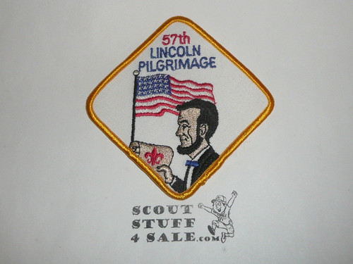 57th Lincoln Pilgrimage Patch - Boy Scout