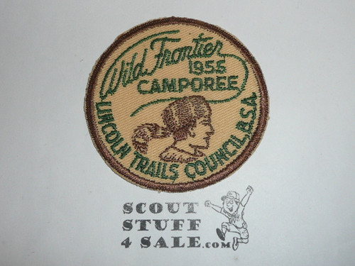 Lincoln Trails Council Camporee Patch, 1955