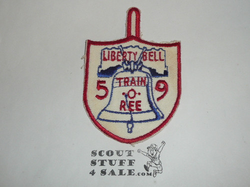 Liberty Bell Train-O-Ree Patch, 1959