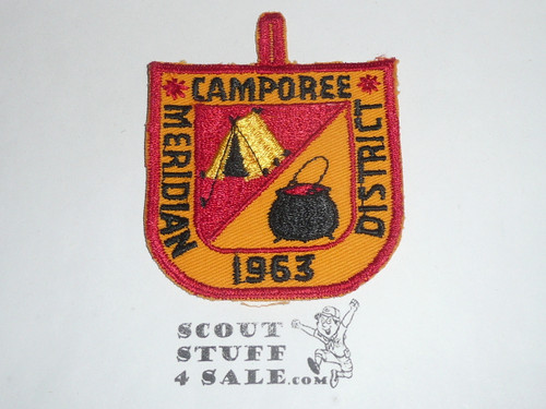 Meridian District Camporee Patch, 1963
