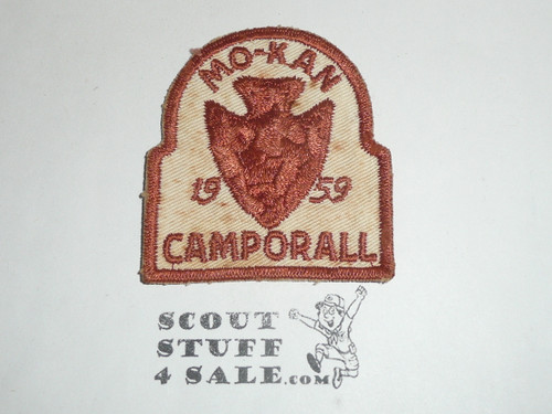Mo-Kan Area Council Camporall Patch, 1959