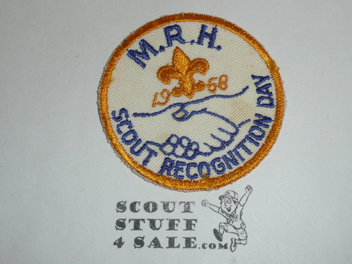 M. R. H. Scout Recognition Day Patch, 1968