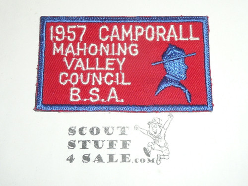 Mahoning Valley Council Camporall Patch, 1957
