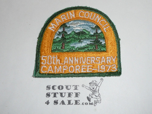 Marin Council 50th Anniversary Camporee Patch, 1973