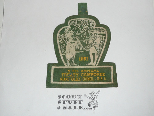 Miami Valley Council Treaty Camporee Patch, 1951
