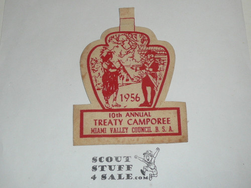 Miami Valley Council Treaty Camporee Patch, 1956
