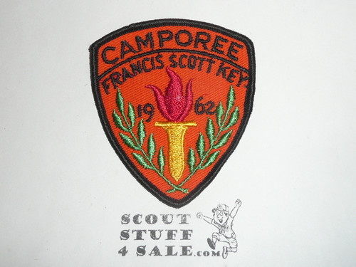 National Capital Area Council Francis Scott Key Camporee Patch, 1962