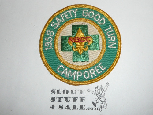 North Bergen County Council Safety Good Turn Camporee Patch, 1958