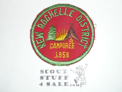 New Rochelle District Camporee Patch, 1956