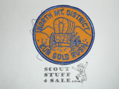 North Mt. District Cub Gold Rush Patch