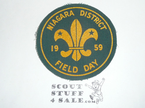 Niagara District Field Day Patch, 1959
