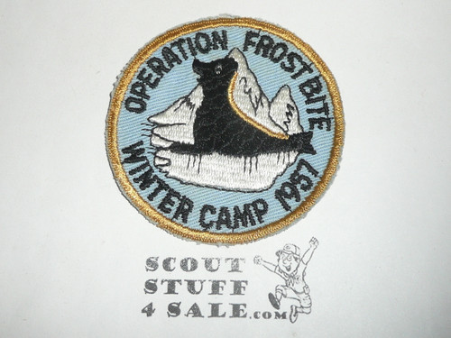 Operation Frost Bite Winter Camp Patch, 1957