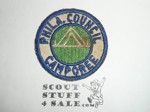 Philadelphia Council Camporee Patch, 1940's