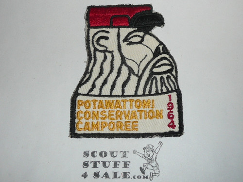 Potawattomi Council Conservation Camporee Patch, 1964
