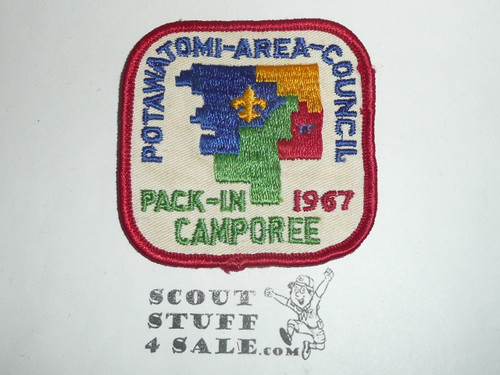 Potawatomi Area Council Camporee Patch, 1967