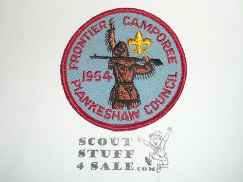 Piankeshaw Council Frontier Camporee Patch, 1964