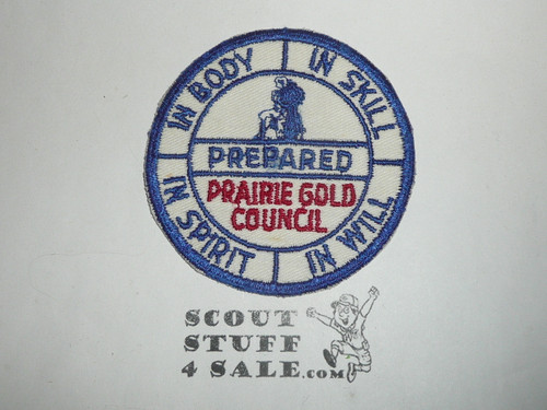 Prairie Gold Council Prepared In Body In Skill In Spirit In Will Patch