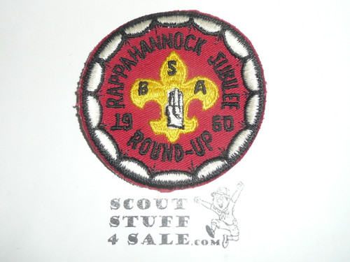 National Capital Area Council Rappahannock District Jubilee Round-up Patch, 1960