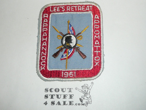 National Capital Area Council Rappahannock District Lee's Retreat Patch, 1961