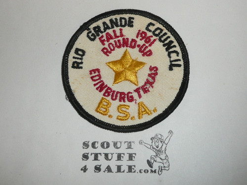 Rio Grande Council Round-Up Patch, 1961