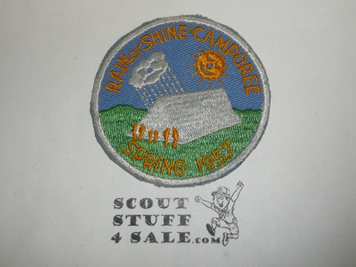 Rain or Shine Camporee Patch, 1957