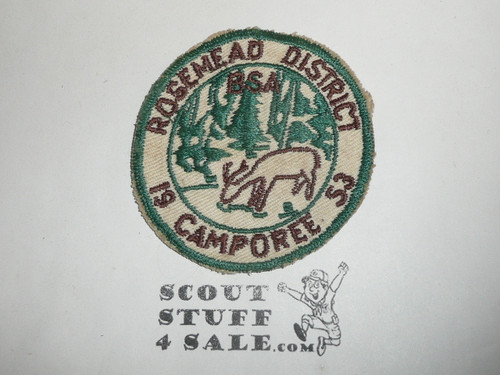 Rosemead District Camporee Patch, 1953