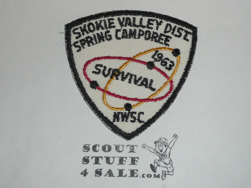 Northwest Suburban Council Skokie Valley District Camporee Patch, 1963