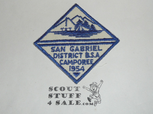San Gabriel Valley Council Camporee Patch, 1954
