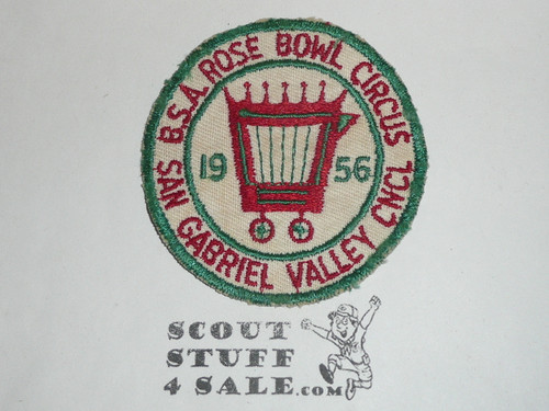 San Gabriel Valley Council Rose Bowl Circus Patch, 1956