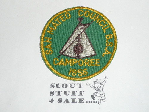 San Mateo Council Camporee Patch, 1956