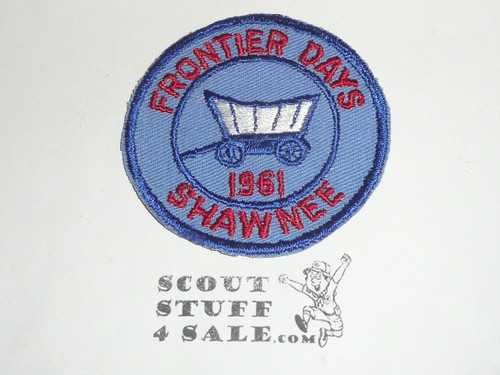 Shawnee District Frontier Days Patch, 1961