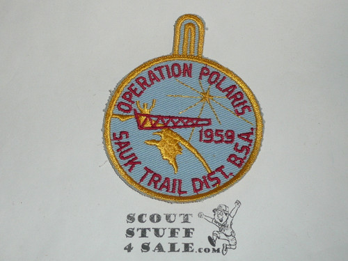 Sauk Trail District Operation Polaris Patch, 1959
