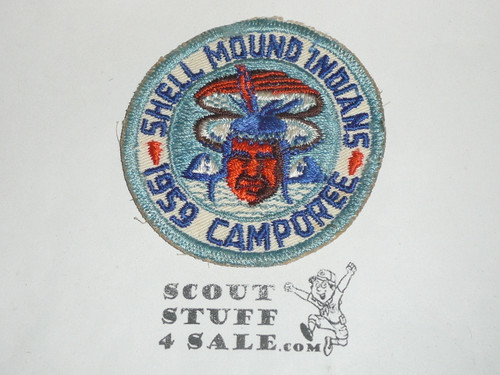 Shell Mound Indians Camporee Patch, 1959