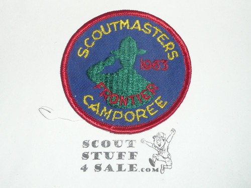 Frontier District Scoutmaster Camporee Patch, 1963