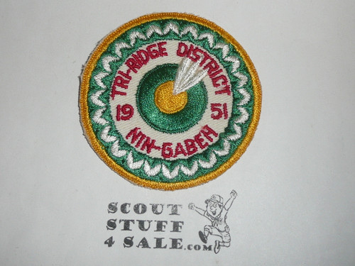 Tri-Ridge District Nin-Gabeh Patch, 1951