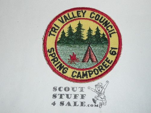 Tri-Valley Council Spring Camporee Patch, 1961