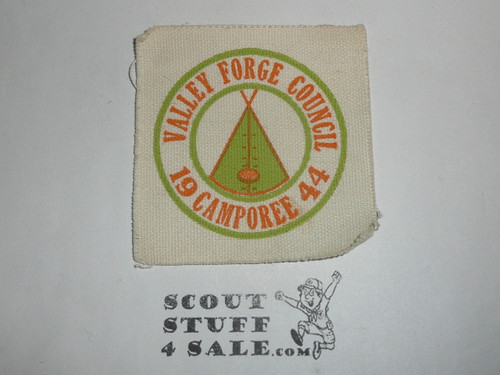 Valley Forge Council Camporee Patch, 1944