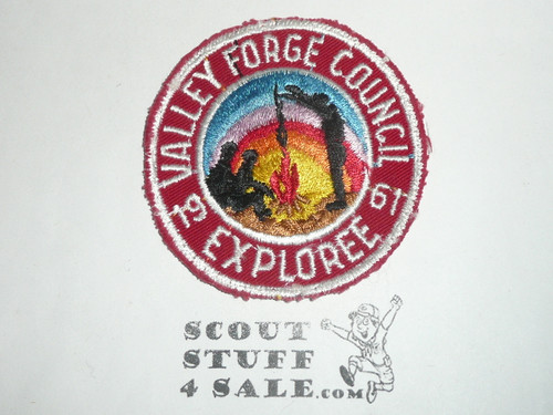 Valley Forge Council Exploree Patch, 1961
