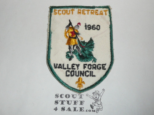 Valley Forge Council Scout Retreat Patch, 1960