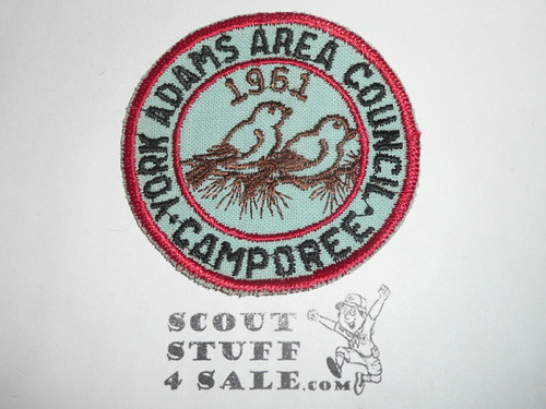 York Adams Council Camporee Patch, 1961