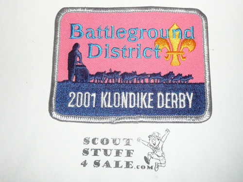 Far East Council Asia Battleground District Klondike Derby Patch, 2001