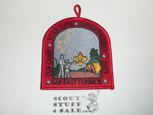 Far East Council Japan District Cub Camp Patch, 2007