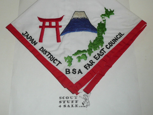 Far East Council Japan District Embroidered Neckerchief