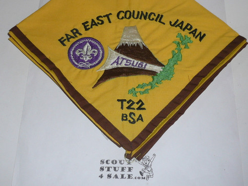 Far East Council Japan District Troop 22 Embroidered Neckerchief