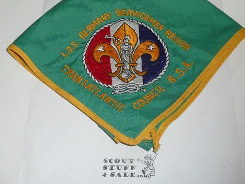 Transatlantic Council LDS Germany Servicemen Region Embroidered Neckerchief