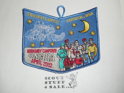 Transatlantic Council Normandy Camporee Omaha Patch, 2002