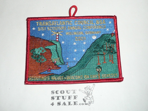 Transatlantic Council 51st Scouter's Annual Conference Patch, Germany, 2001