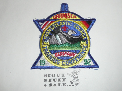 Transatlantic Council Training Conference Patch, Germany, 1992