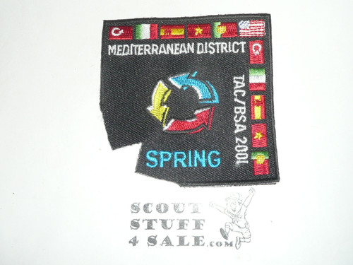 Transatlantic Council Mediterranean District Spring Patch, 2001