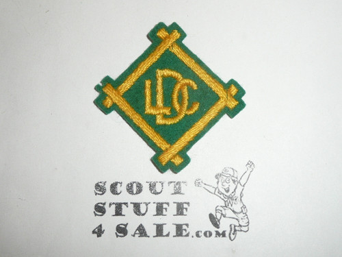 Lone Dell Scout Camp Felt Patch, St. Louis Area Council, Segregated Scout Camp